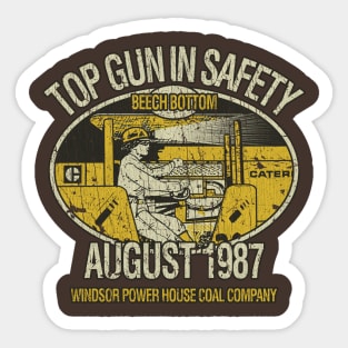 Windsor Power House Safety Award 1987 Sticker